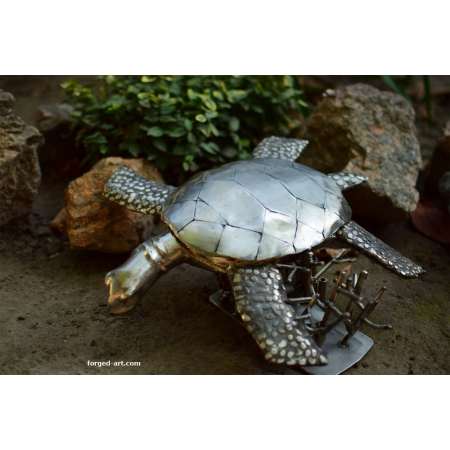 wrought iron turtle